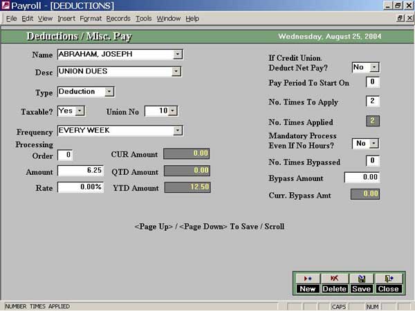 Software screenshot